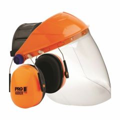 Prochoice Assembled Browguard _ Clear Visor _ Adder Earmuff 