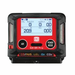 Riken Keiki GX_3R Pro_ 4 Gas Monitor _LEL_O2_ H2S _ CO_ Kit 