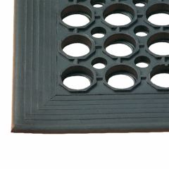 Safety Cushion Matting_ 600 x 900mm General Purpose _Black_