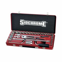 Sidchrome Socket Set 1_2_ Drive MET 33pc