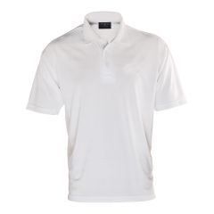 Stencil 1053 Men's Ice Cool Polo_ White_White