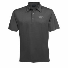 Stencil 1058 Mens Silvertech Short Sleeve Polo_ Charcoal_Silver