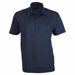 Stencil 1058 Mens Silvertech Short Sleeve Polo_ Navy_Silver