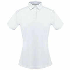 Stencil Freshen Ladies Short Sleeve Polo_ White