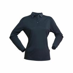 Stencil Ladies Freshen Long Sleeve Polo_ Navy