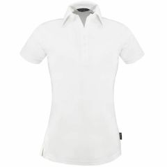 Stencil Ladies SORONA Short Sleeve Polo_ White