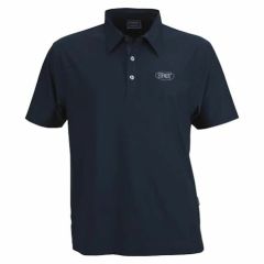 Stencil Mens Argent Short Sleeve Polo_ Navy 