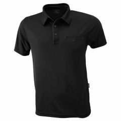 Stencil Mens Boston Short Sleeve Polo_ Black