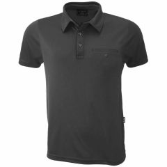 Stencil Mens Boston Short Sleeve Polo_ Charcoal