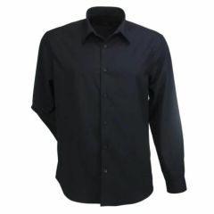 Stencil Mens Candidate Long Sleeve Shirt_ Black 