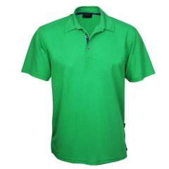 Stencil Mens SuperDry Short Sleeve Polo_ Green 