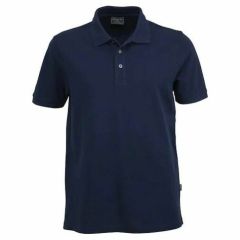 Stencil Mens TRAVERSE 100_ Combed Cotton Polo_ Navy