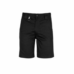 Syzmik Mens Plain Utility Short Black