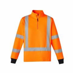 Syzmik Unisex Hi Vis X Back Rail Jumper Orange