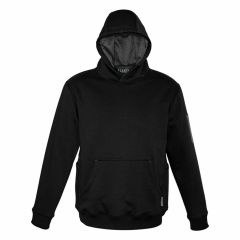 Syzmik Unisex Multi_pocket Hoodie Black Charcoal