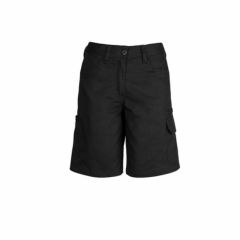 Syzmik Womens Plain Utility Short Black