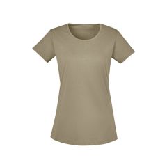 Syzmik ZH735 Womens Streetworx Tee Shirt_ Light Khaki