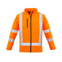 Syzmik ZJ770 Womens Hi Vis NSW Rail X Back 2 in 1 Softshell Jacke