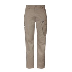 Syzmik ZP230 Mens Essential Basic Stretch Cargo Pant_ Khaki