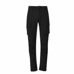 Syzmik ZP360 Mens Streetworx Curved Cargo Pant_ Black