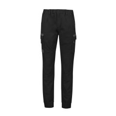 Syzmik ZP420 Mens Streetworx Heritage Pant_ Cuffed_ Black