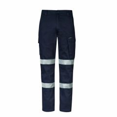 Syzmik ZP923 Mens Essential Stretch Taped Cargo Pant_ Navy