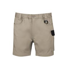 Syzmik ZS607 Mens Rugged Cooling Stretch Short_ Khaki