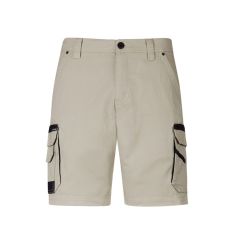 Syzmik ZS822 Mens Streetworx Heritage Short_ Stone