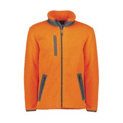 Syzmik ZT285 Unisex Streetworx Full Zip Sherpa Fleece_ Orange