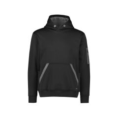 Syzmik ZT667 Unisex Streetworx Water Resistant Hoodie_ Black