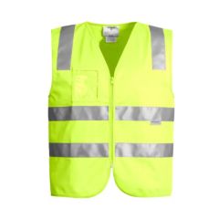 Syzmik ZV998 Unisex Zip Vest_ Yellow