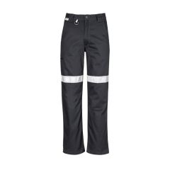 Syzmik ZW004S Mens Taped Utility Pant_ Stout_ Black