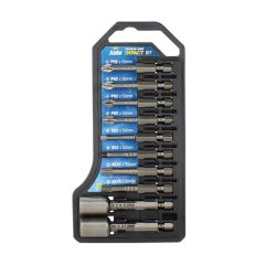 Thunderzone 10 Piece Impact Driver Bit Set _ Ultimate Torsion