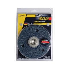 Twin Power _ Double Sided Disc Kit _ 125mm x Z40_60_80 Grit _ Ada