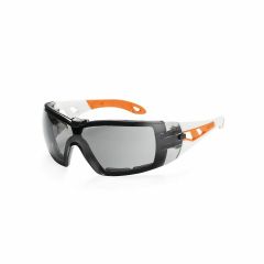 UVEX PHEOS Small w_Foam Guard_ White_Orange Frame_ Clear HC_AF le