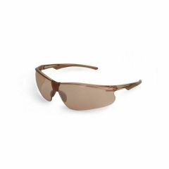 Uvex Predator Safety Glasses Brown Frame Grey Anti_Fog Lens