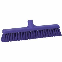 Vikan Broom_ 410 mm_ Soft_hard_ Purple