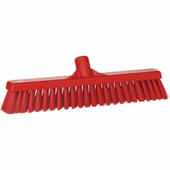 Vikan Broom_ 410 mm_ Soft_hard_ Red