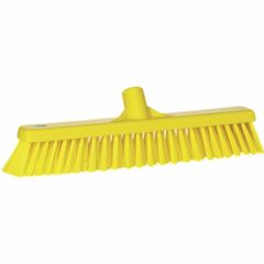 Vikan Broom_ 410 mm_ Soft_hard_ Yellow