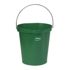 Vikan Bucket_ 12 Litre_ Green