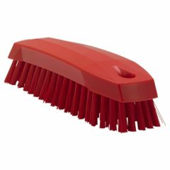 Vikan Hand Brush M_ 165 mm_ Medium_ Red