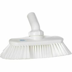 Vikan Waterfed Washing Brush w_ Angle Adjustment_ Soft_Split _ Wh