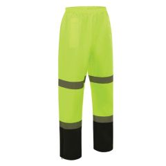 WORKIT Lightweight Hi Vis 2 Tone Bio Motion Rain Pant_ Yellow_Nav