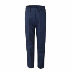 WorkCraft Kids Cargo Cotton Drill Trouser_ Navy