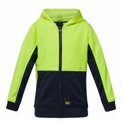 WorkCraft Kids Two Tone Hoodie_ Yellow_Navy