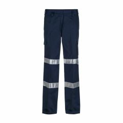 WorkCraft Ladies Mid Weight Cargo Cotton Drill Trouser with CSR R