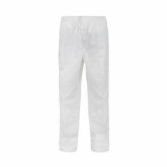 WorkCraft Unisex Elastic Drawstring Pant_ White