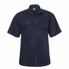 Workcraft WS4012 Lightweight Short Sleeve Vented Cotton Drill Shi