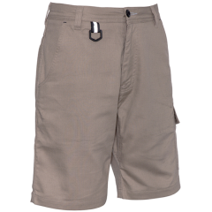 Syzmik ZS505 Mens Rugged Bizcooling Vented Short, Khaki