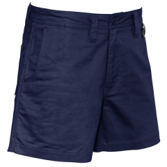 Syzmik ZS507 Mens Rugged Bizcool Short Shorts, Navy